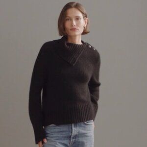 Jenni Kayne Jackie Cashmere Sweater in Black